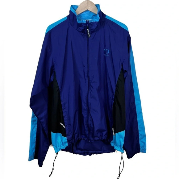 Pearl Izumi • Vintage Zephrr Blue Cycling Windbreaker Jacket - Picture 1 of 13